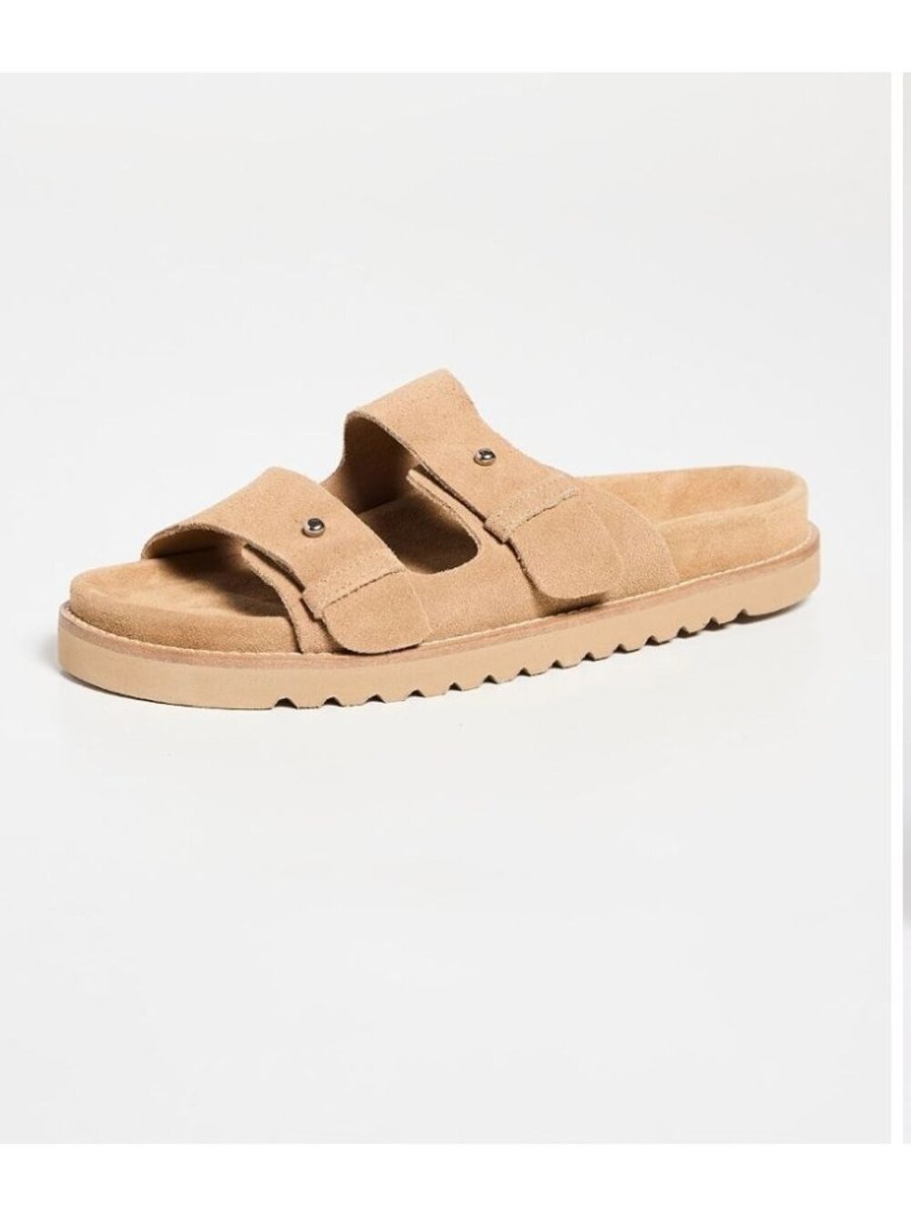 Jenni Kayne Suede Hutton Slide Sandals - Size 38/ 8 US